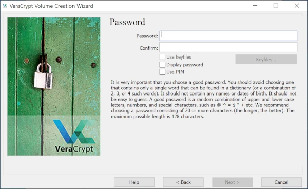 VeraCrypt Password